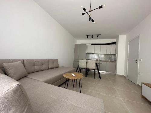 Χώρος καθιστικού στο Modern Seaview Apartments