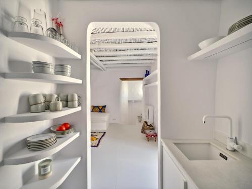 Naousa center - Cycladic house on 3 levels