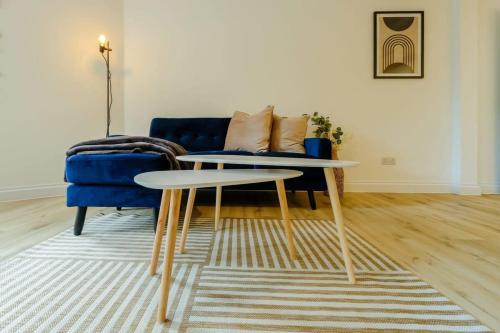 Ruang duduk di Grange Road Two Bedroom Flat