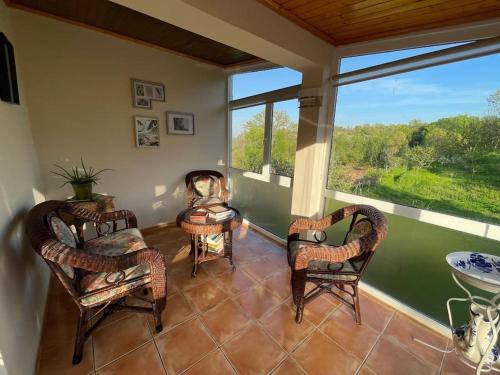 Ruang duduk di Casa dos Invernos