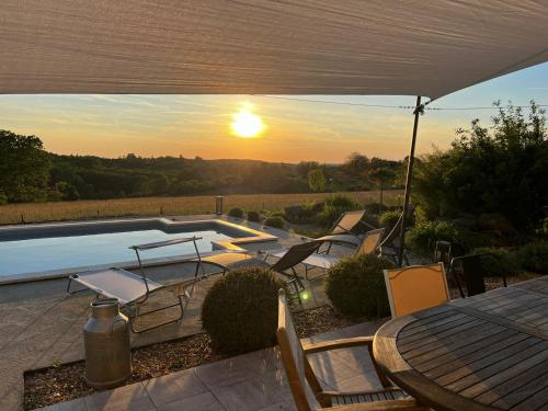 Villa coucher de soleil