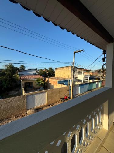 ein Blick vom Balkon eines Hauses in der Unterkunft Pousada Mar de Sonhos in Maragogi