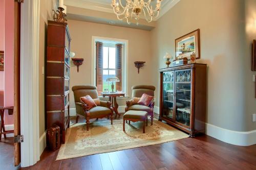Zona de estar de Stuart Manor Bed and Breakfast