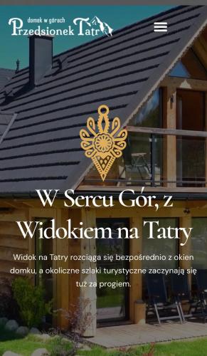 a flyer for a wsc got z wilhelmma taylor tiny house at Przedsionek Tatr in Zakopane