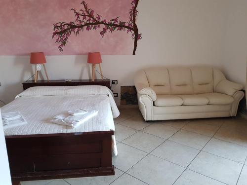 Χώρος καθιστικού στο Agriturismo Le Rondini Di San Bartolo