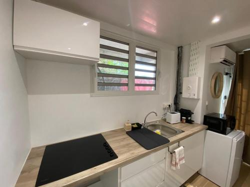 Køkken eller tekøkken på Studio pistache 2 personnes