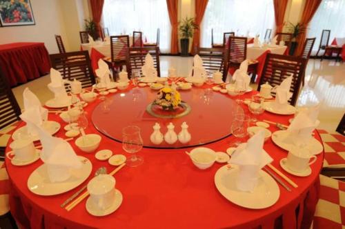 Restaurace v ubytování EG Paradise Angkor Villa Hotel