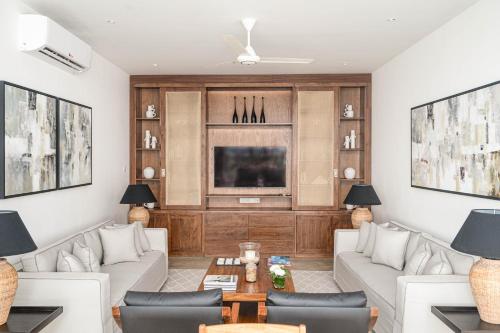 Χώρος καθιστικού στο SOL House Mirissa by The One Group of Hotels
