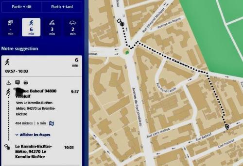 Photo de la galerie de l'établissement Studio à 7 min du métro Le Kremlin-Bicêtre - proche Paris, à Villejuif