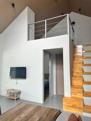 TV a/nebo společenská místnost v ubytování Sokview Residence
