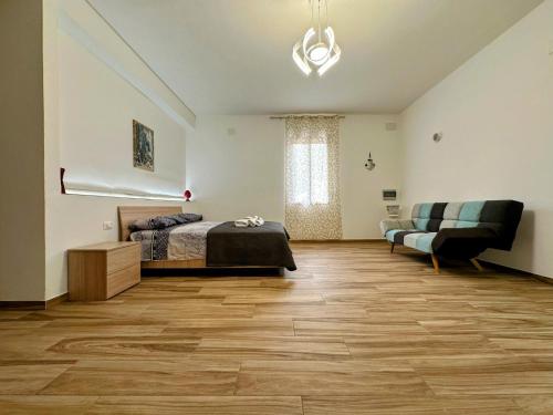 Postel nebo postele na pokoji v ubytování Casa Sole con Piscina Privata fronte Mare