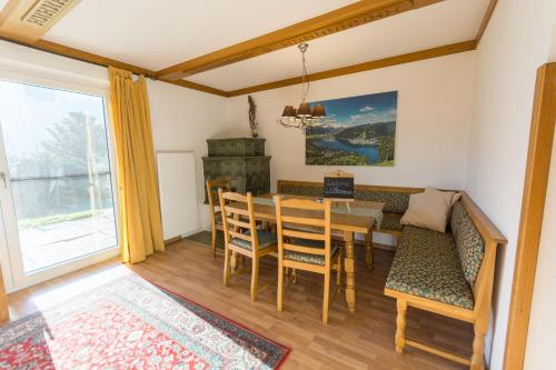 Χώρος καθιστικού στο Chalet Drei Brüder