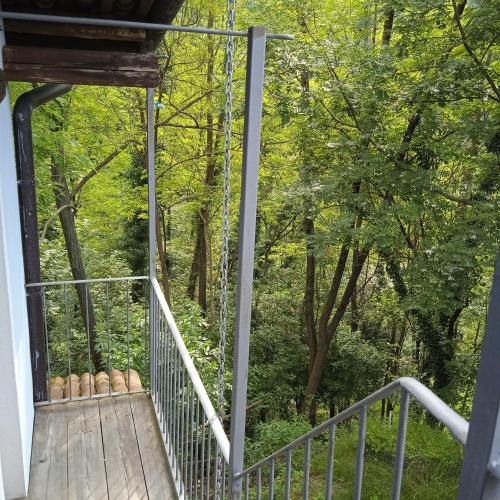 Un balcón o terraza de Il canto del bosco