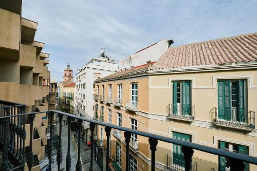 Balkón nebo terasa v ubytování TOC Hostel Malaga