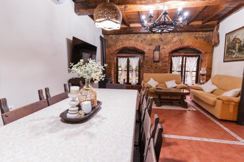 Posezení v ubytování Casa rural el rincón del Altozano