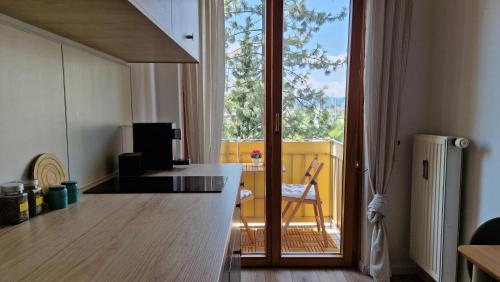Kuchyň nebo kuchyňský kout v ubytování Cosy Apartment with a Magnificent View