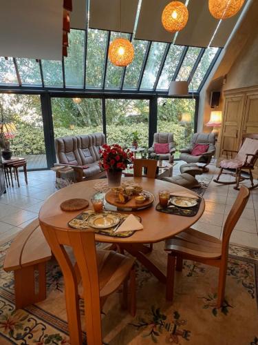 Posezení v ubytování La Parenthèse Enchantée