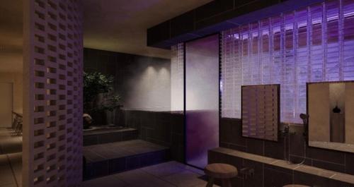 Kúpeľňa v ubytovaní Thission Luxury Homes & SPA by K&K