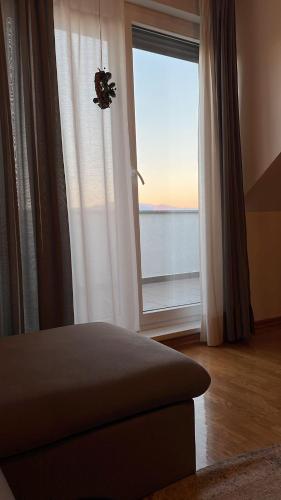 Katil atau katil-katil dalam bilik di Špansko view -Comfy apartment