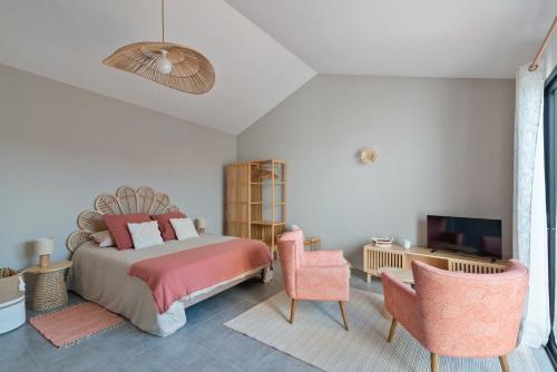 Studio Cocon Enea Bidart, terrasse et parking