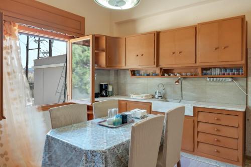 Η κουζίνα ή μικρή κουζίνα στο Central apartment Lili