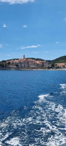 a view of a body of water from a boat at Summer Park Residence Peljesac in Orebić