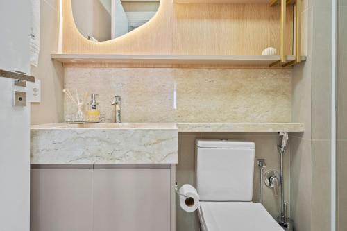 Ένα μπάνιο στο Leev Home 2 dorm 50m Rua Coberta by Achei Gramado