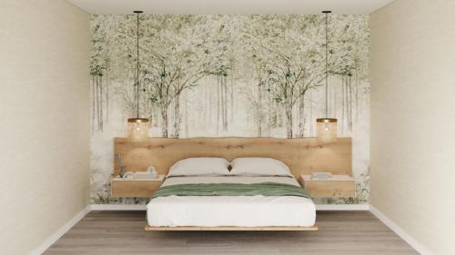 Postel nebo postele na pokoji v ubytování Afrodite Styling Penthouse