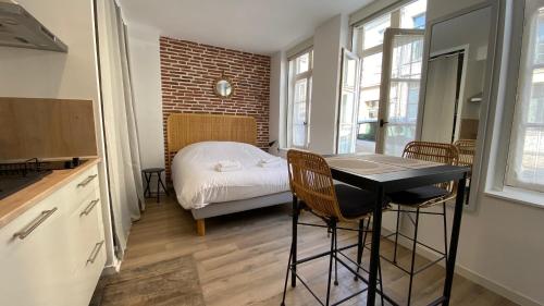 Nestor - Studio rénové Vieux Lille Esplanade -