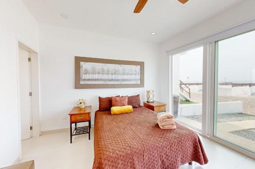 Katil atau katil-katil dalam bilik di Casa Marron 37 - Playa Arcangel