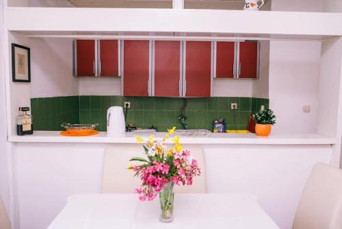 Η κουζίνα ή μικρή κουζίνα στο Sunset Holiday Home