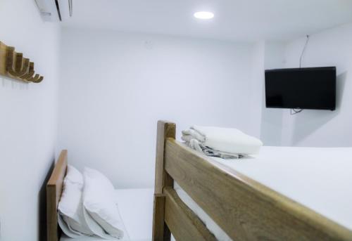 TV a/nebo společenská místnost v ubytování Hotel San Andres Arboletes