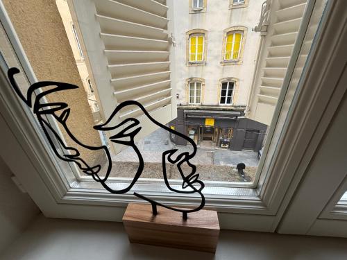 a view from a window of a building at Louis Premier et Second Metz Centre Un Séjour à Part in Metz