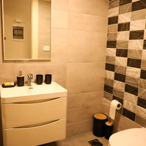 Koupelna v ubytování Haven46