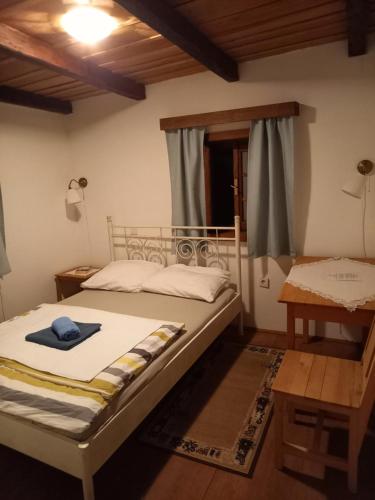 Postel nebo postele na pokoji v ubytování Pension Sava Turizam