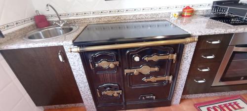 Dapur atau dapur kecil di EnSan CIPRIAN Casa Lula