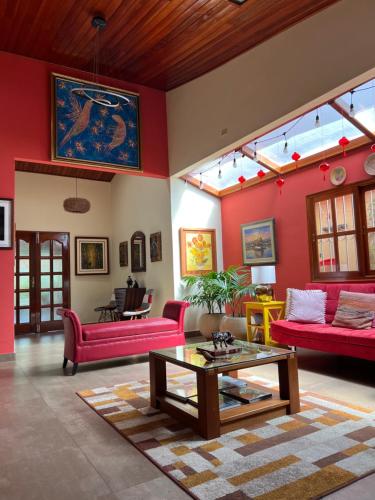 Гостиная зона в Casa Micaela