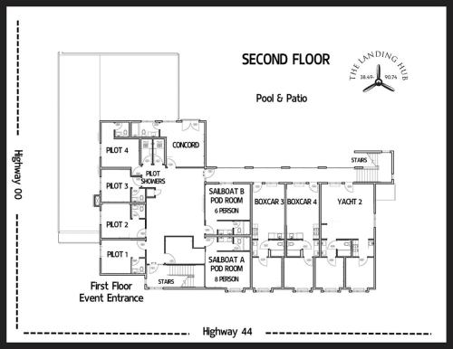 Family Suite With Kitchen, Pool, And Activitiesの見取り図または間取り図