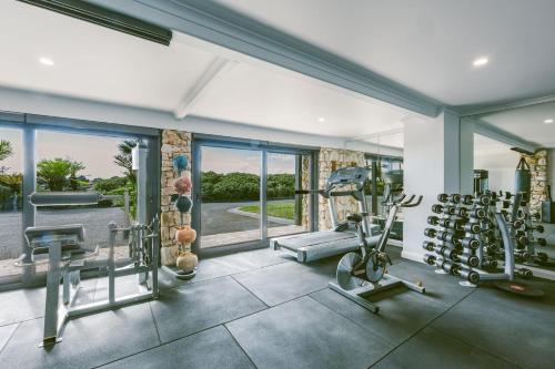 Fitness centrum a/nebo fitness zařízení v ubytování Trinity Beach Palace Luxury Estate by Belle Escapes