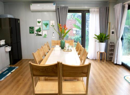 Χώρος καθιστικού στο Nam Vien Mountain View