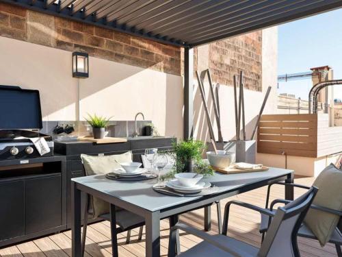 Penthouse in Barcelona with Large Terrace