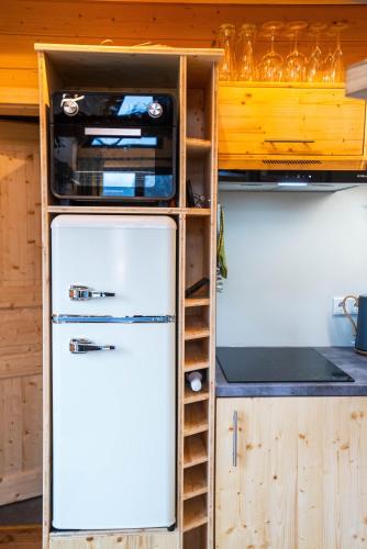 Küche/Küchenzeile in der Unterkunft Taunus Tinyhouse