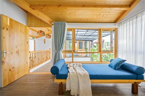 Posezení v ubytování An Oasis 10min To Old Town Vesta Nho Villa