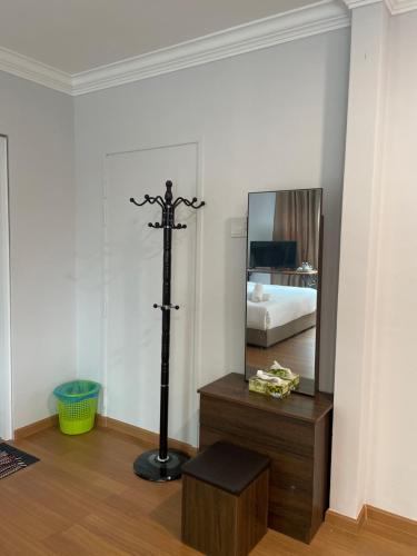 Kuchyň nebo kuchyňský kout v ubytování Lakeview Resort