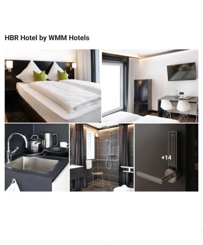 Ένα ή περισσότερα κρεβάτια σε δωμάτιο στο HBR HÔTEL By HÔTEL