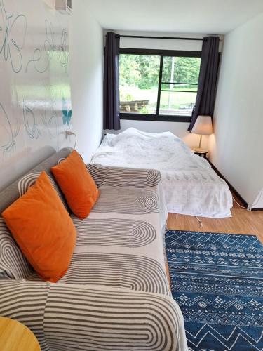 Кровать или кровати в номере lala's house@Mae On Chiang Mai