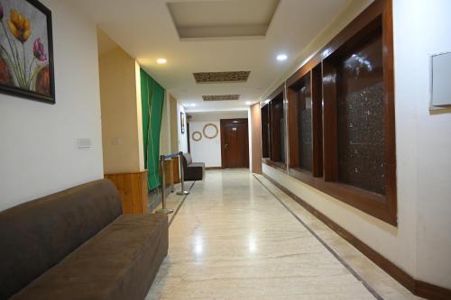 Posezení v ubytování Orchha Club and Resort - OCR
