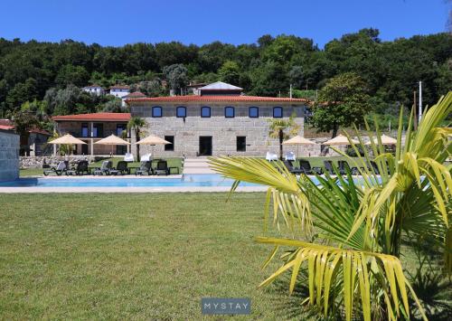 a view of the house from the yard at MyStay - Casa d'Henrique in Vieira do Minho