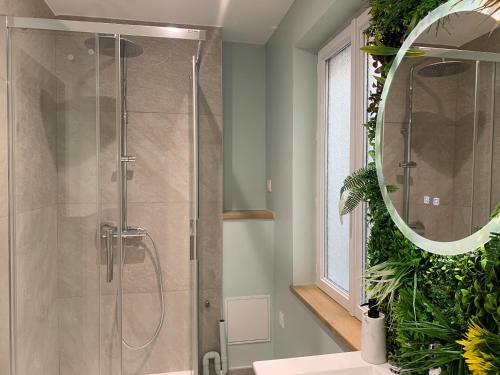 Koupelna v ubytování L'Elégant