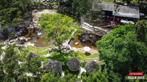 Landskap semula jadi dekat dengan resort
